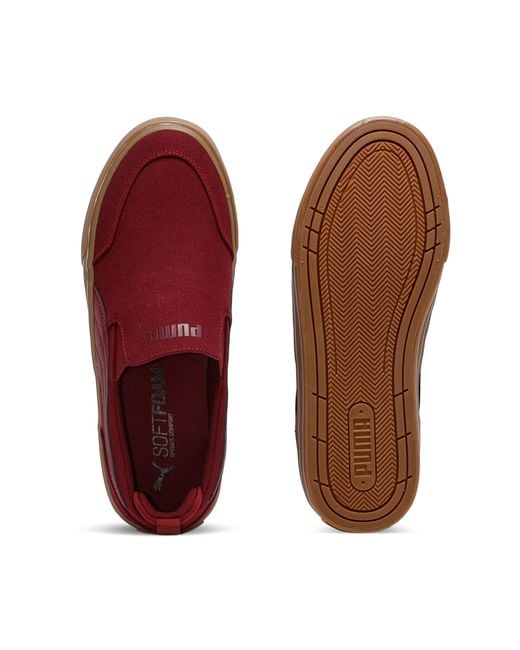 PUMA Red Court Classic Vulcanized Slip-On Shoes for men