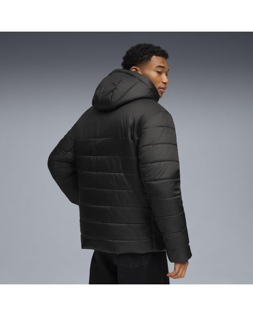 PUMA Black Essentials Outerwear Puffer Jacket for men