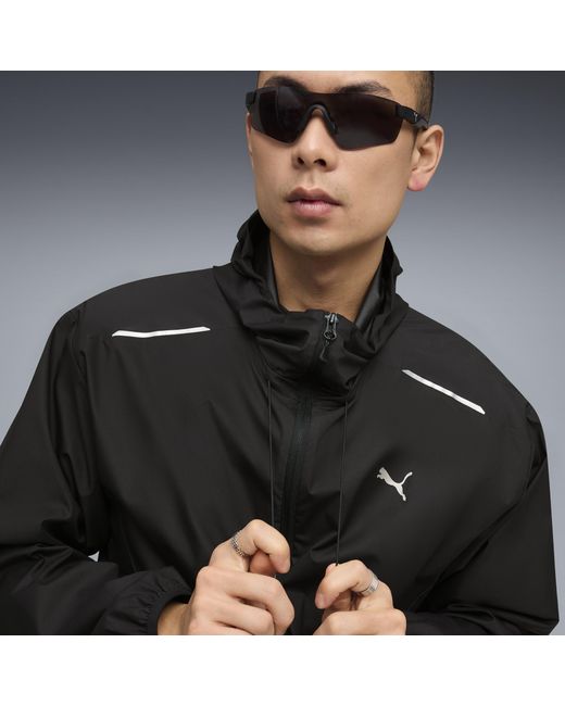 PUMA Black Tech Relaxed Track Jacket for men