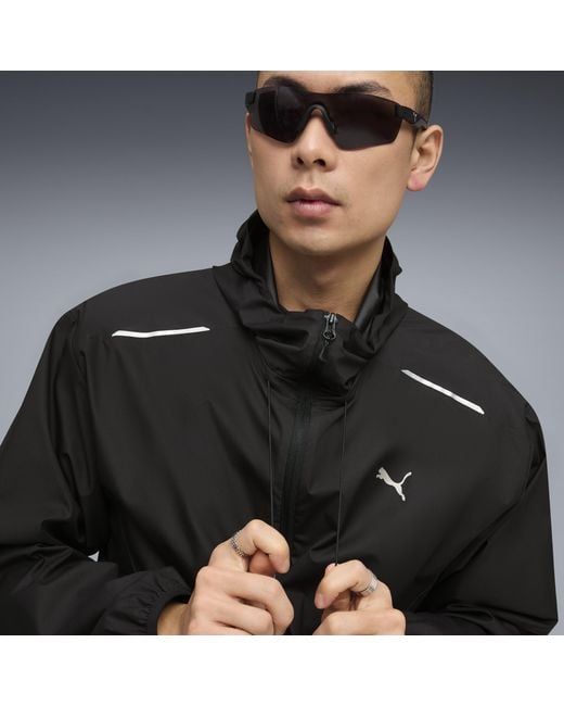 PUMA Black Tech Relaxed Track Jacket for men