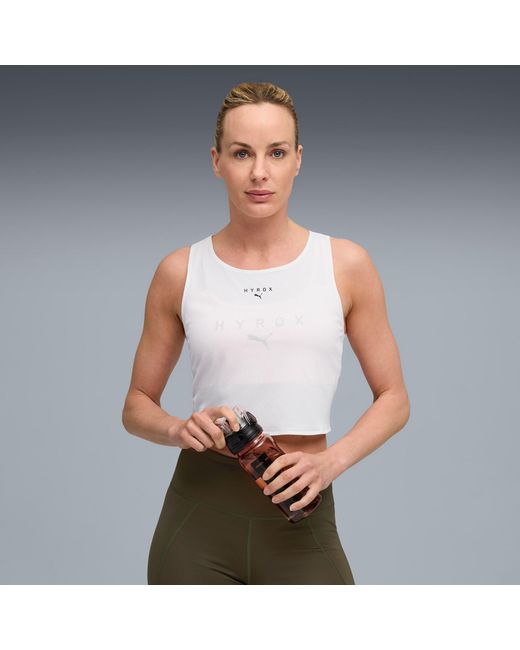 PUMA Gray X Hyrox Ultraspun Crop Tank