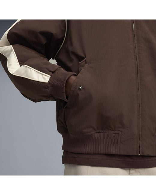 PUMA Brown T7 Bomber Jacket
