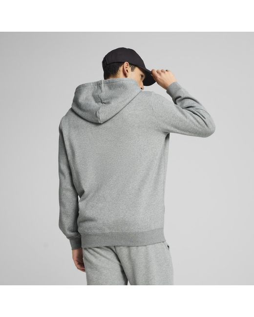 Sudadera Con Capucha Y Cremallera Essentials Con Logo N.º 1 Para Hombre, Ropa, Medium Gris Heather PUMA de hombre de color Gray