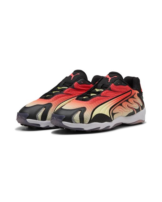 PUMA Red Inhale Sneakers Schuhe, Glowing/Schwarz