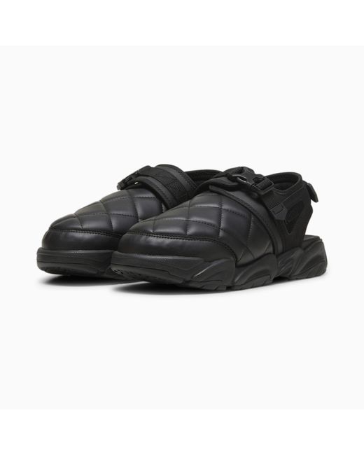 PUMA Black X Pleasures Ts-01 Quilt Sandals