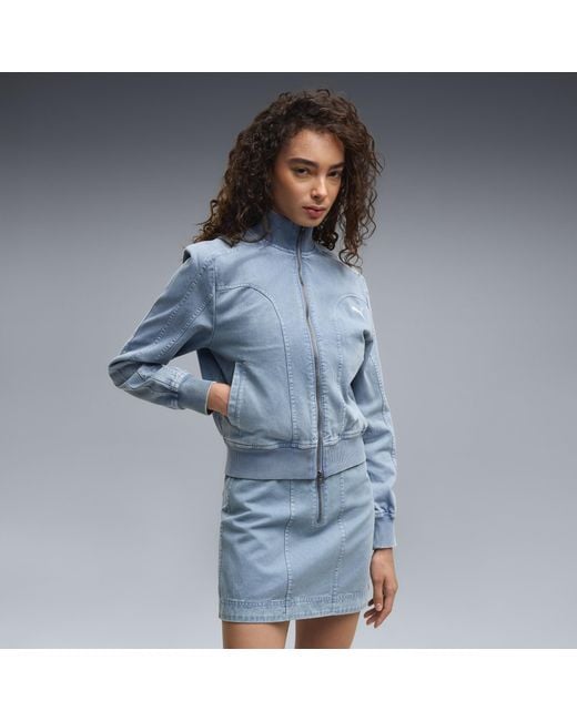 PUMA Blue Future..Archive Washed Twill Short Jacket