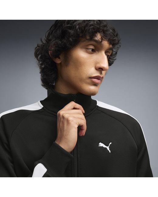 PUMA Black T7 Track Jacket for men