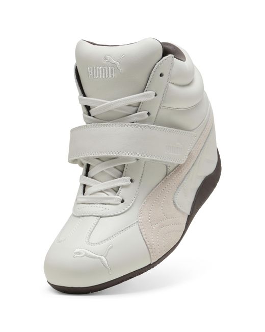 PUMA Metallic Speedcat Wedge Sneakers