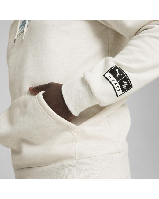 PUMA X Hyrox Hoodie Met Print Voor in het Gray voor heren