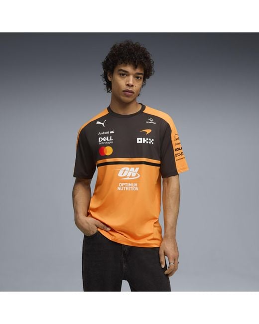 PUMA Orange Mclaren Mastercard F1 Team Replica T-Shirt for men