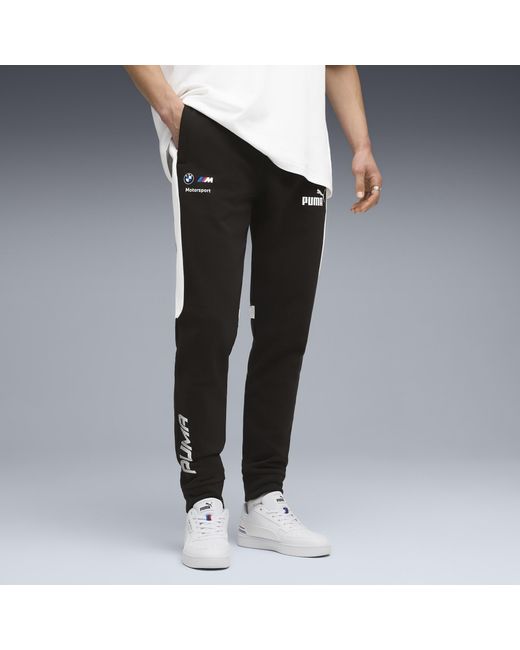 PUMA Black Bmw Motorsport T7 Motorsport Sweatpants for men