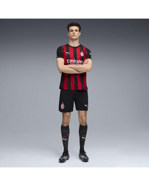 PUMA Red Ac Milan 25/26 Home Authentic Jersey for men