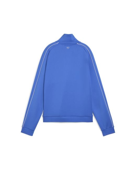 PUMA Blue T7 Trainingsjacke Damen, Kleidung, Mountain
