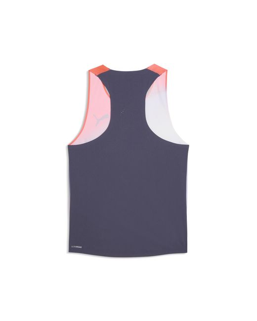 PUMA Purple Lightspeed Ultraweave Graphic Running Singlet for men