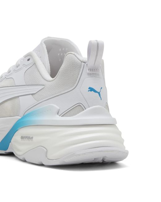 PUMA White Fade Nitro V2 Running Sneakers, Schuhe, /Speed Blau