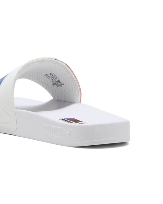 PUMA White Bmw M Motorsport Leadcat 2.0 Graphic Slides