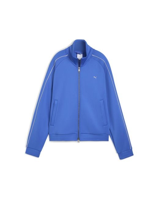 PUMA Blue T7 Trainingsjacke Damen, Kleidung, Mountain