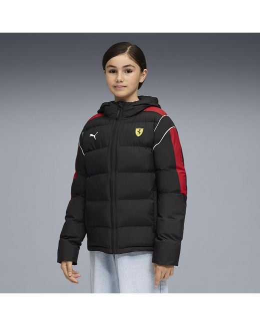 PUMA Black Scuderia Ferrari Sportswear Mt7 Pufferjacke Teenager, Kleidung