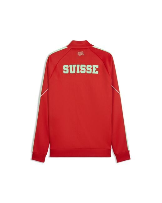PUMA Red Switzerland King Anthem Jacket for men