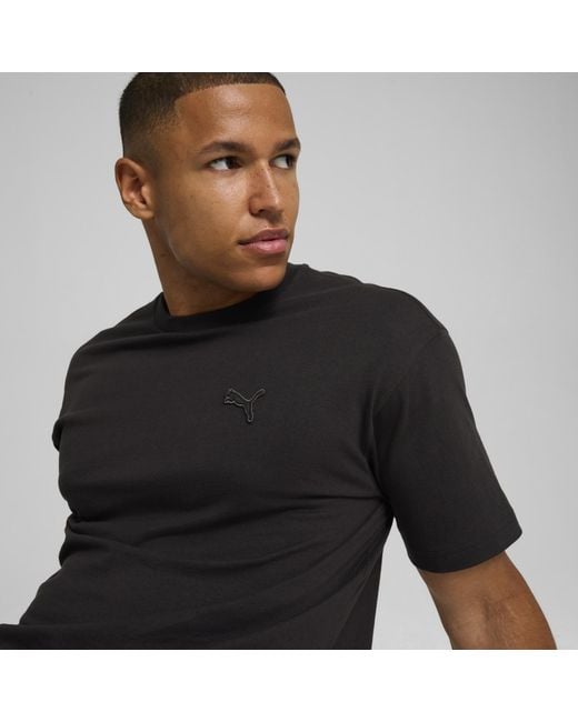 PUMA Black Essentials Elevated T-Shirt