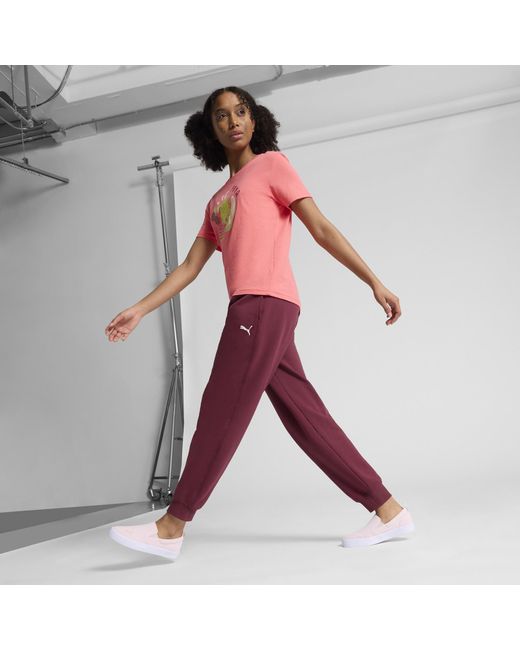 PUMA Purple Bari Terry Slip-On Comfort Shoes