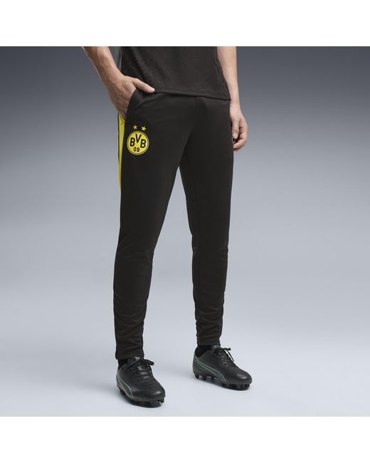 PUMA Black Borussia Dortmund Slim Training Pants for men