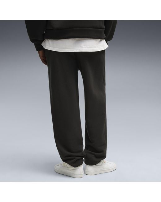 PUMA Black Essentials Relaxed Sweatpants for men