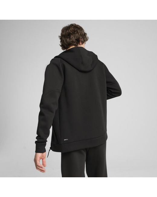 Veste À Capuche Zippée Tech PUMA pour homme en coloris Black