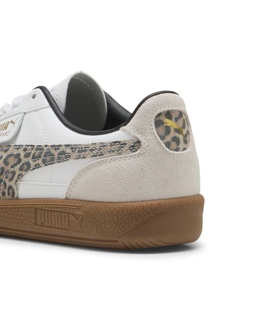 PUMA White Palermo Leo Sneakers