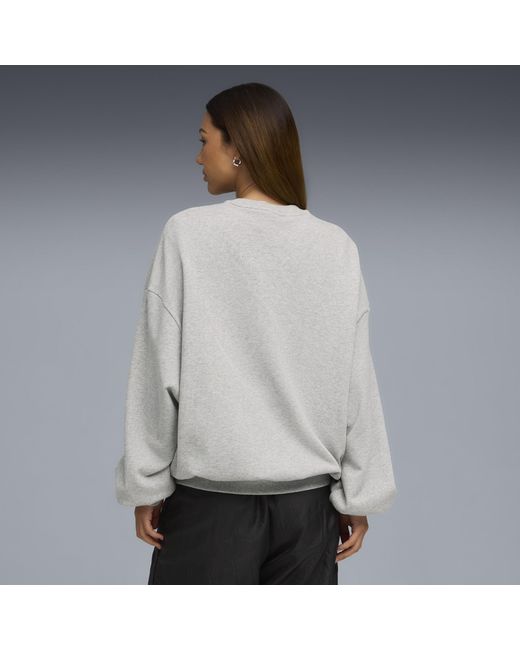 PUMA X Rosã Oversized Top Met Ronde Hals Voor Maat in het Gray