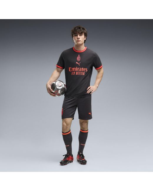 PUMA Black Ac Milan 26/27 Third Authentic Jersey for men