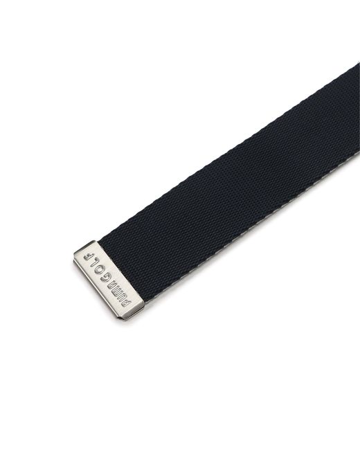 PUMA Blue Reversible Webbing Golf Belt for men