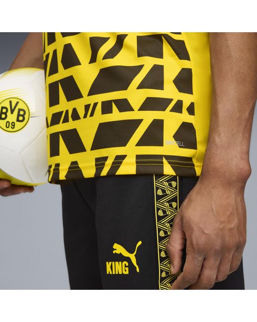 Maglia Pre-Partita Borussia Dortmund Da Uomo, Sport, Faster Giallo/Nero di PUMA in Yellow da Uomo