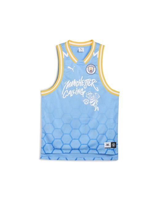 PUMA Hoops X Manchester City Basketballtrikot Herren in Blue für Herren