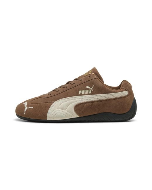 PUMA Brown Speedcat Og Sneaker Schuhe, Haute Coffee/Frosted Ivory