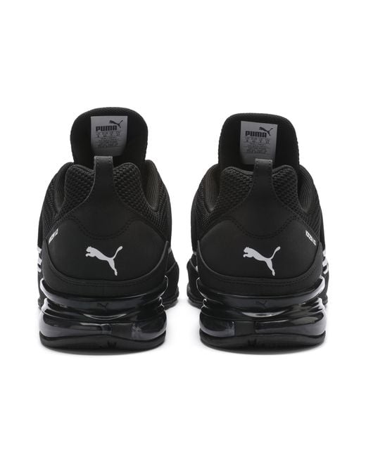 PUMA Black Cell Regulate Woven Running Shoes for men