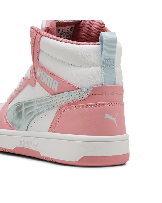 Zapatillas Rebound V6 Mid Space Belle Juveniles, Calzado, Sea Glass/Rosascape/Blanco PUMA de color Pink