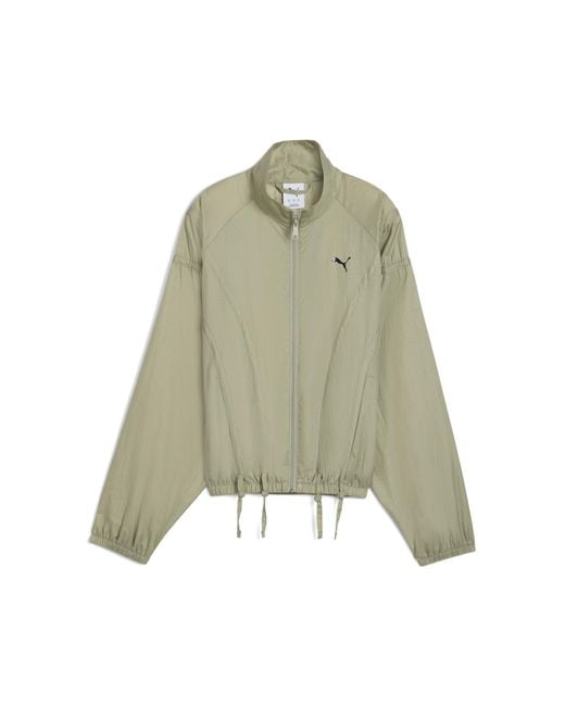 PUMA Dare To Oversized Geweven Jack Voor Maat in het Green
