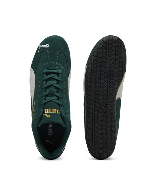 PUMA Green Speedcat Og Sneaker Schuhe, Dark Myrtle/Weiß