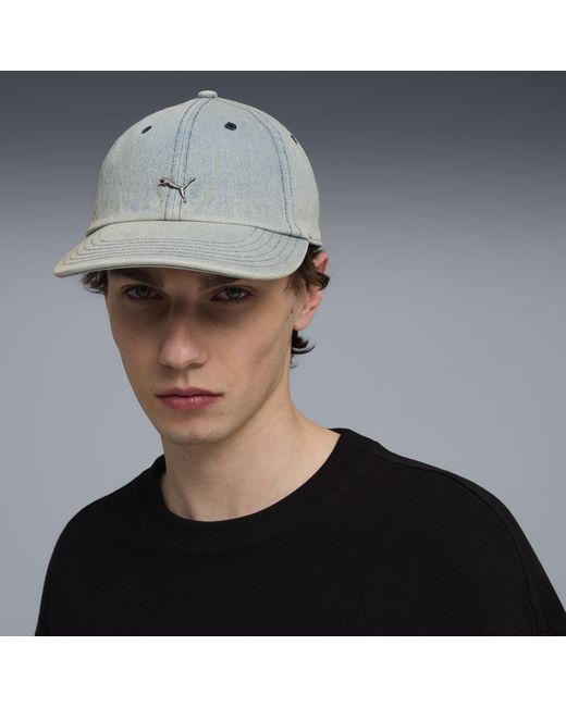 PUMA Blue Wardrobe Essentials Metal Dad Cap