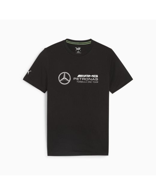 PUMA Mercedes Amg Petronas Motorsport Ess Logo T-shirt in het Black voor heren