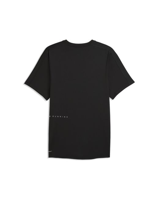 PUMA Black Brightstride Cloudspun Running T-Shirt for men
