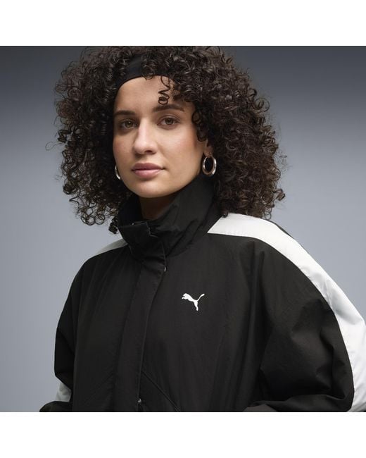 PUMA Black T7 Primaloft Padded Kimono Jacket
