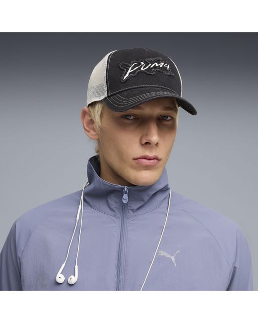 PUMA Black Tech-X Trucker Cap, Accessoires