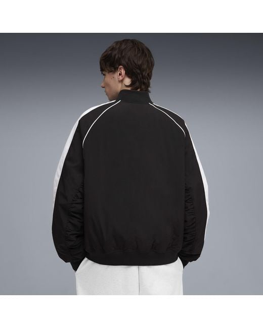 PUMA Black T7 Bomber Jacket