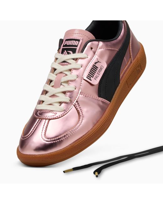 PUMA Brown X Palermo F.C. Metallic Sneakers