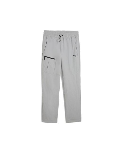 PUMA Gray Tech Woven Cargo Pants for men