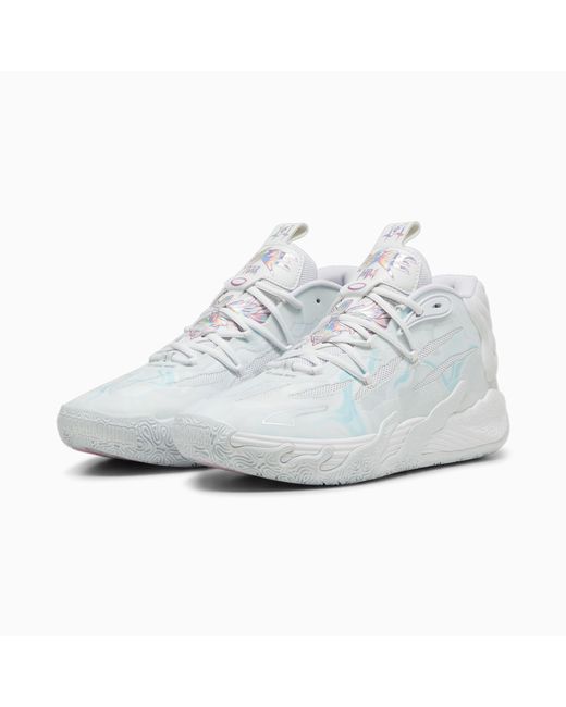 Chaussures De Basketball Mb.03 Iridescent PUMA en coloris White