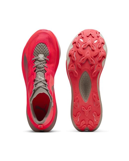 PUMA Red Deviate Nitroâ Elite Trail Running Shoes for men