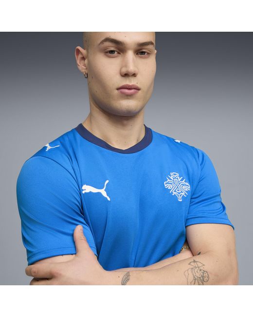 PUMA Blue Iceland National Team 2026 Home Replica Jersey for men